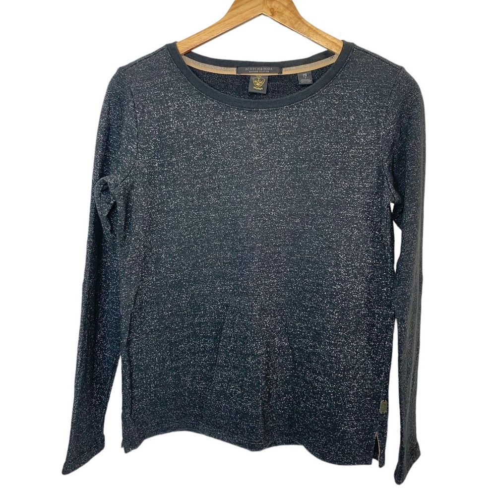 SCOTCH & SODA Bon Voyage Glitter Sweater Sz S
